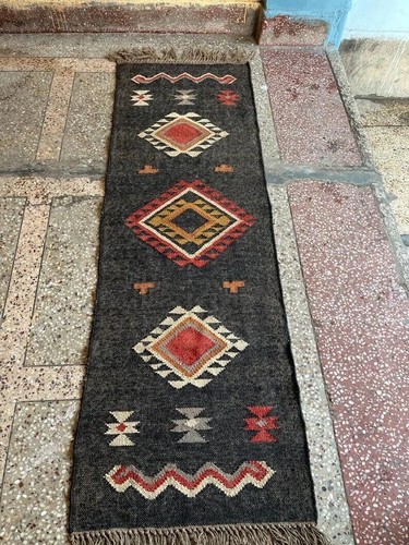 Hallway runner ethnic kilim - hallway,