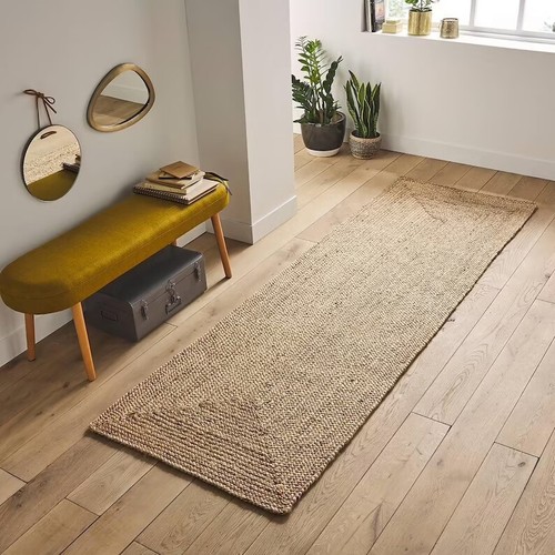 Runner carpet natural jute rug