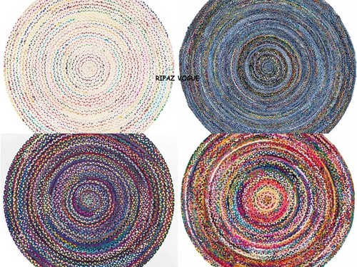 Carpet round cotton multi - cotton,